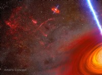 NASA:근처 은하의 충돌 경로에 있는 두 개의 초대질량 블랙홀 